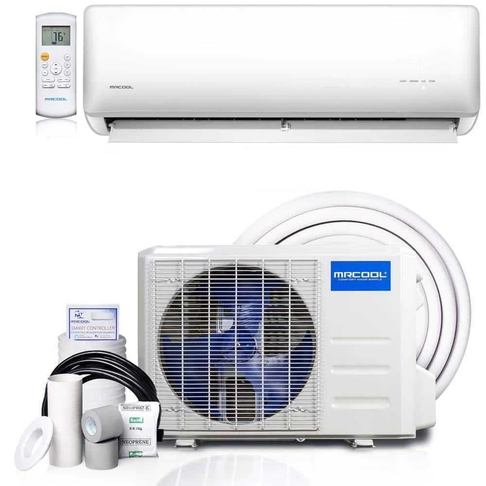 Mrcool Olympus Hyper Heat 18k Btu Heat Pump Condenser And Wall Mount Air 3969